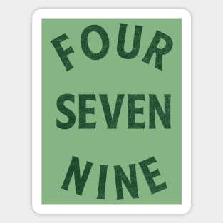 Arched 479 Sticker